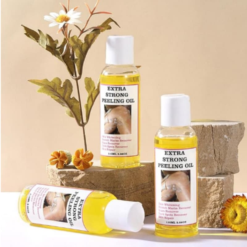 Huile de Peeling Extra forte :  Vergeture, éclaircissante, hydratante